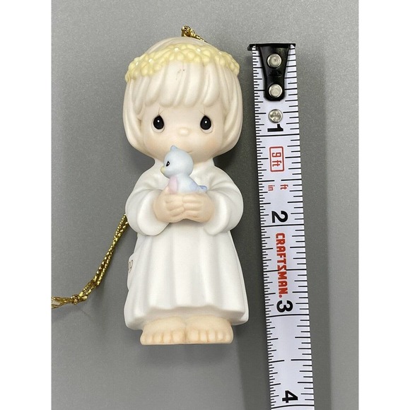 VTG 1999 Enesco Precious Moments May Your Wishes for Peace Take Wing Ornament - Picture 7 of 8